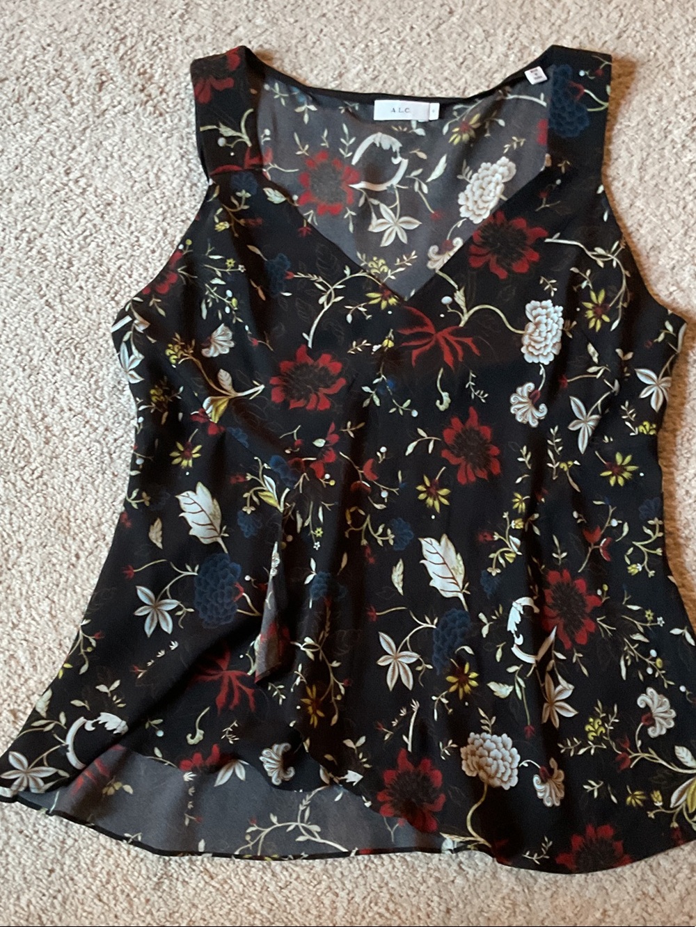 ALC  silk sleeveless top